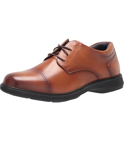 Amazon.com | Nunn Bush Kore Pro Plain Toe Oxford Black 7 M (D